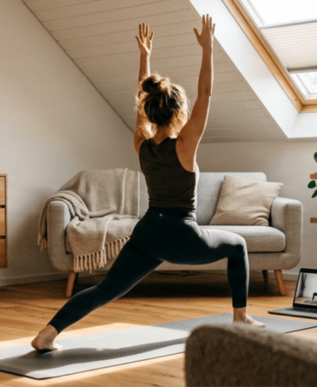 Do you exercise at home? See how blinds and pleated blinds can improve your workout comfort.