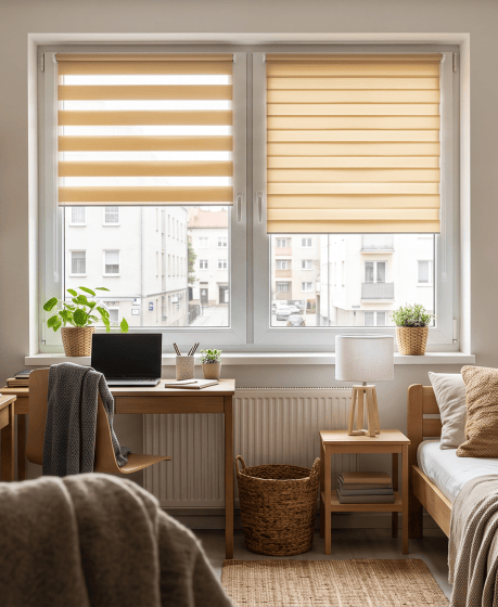 How can you decorate a rented apartment without making permanent changes?
