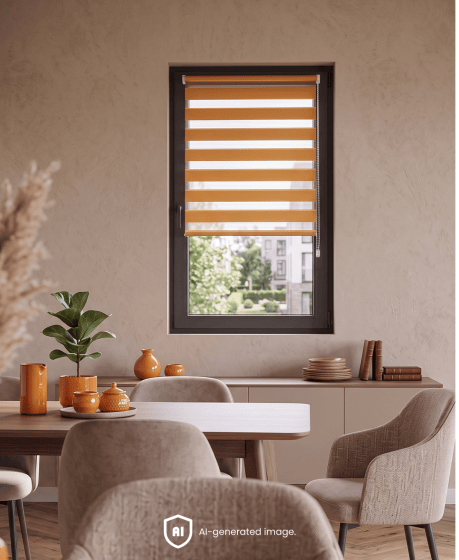 How to choose the colour of roller or pleated blinds for white, anthracite and wooden windows?