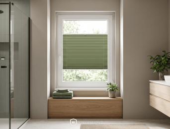 Bathroom with a window – how to cover the glass while keeping the room bright?