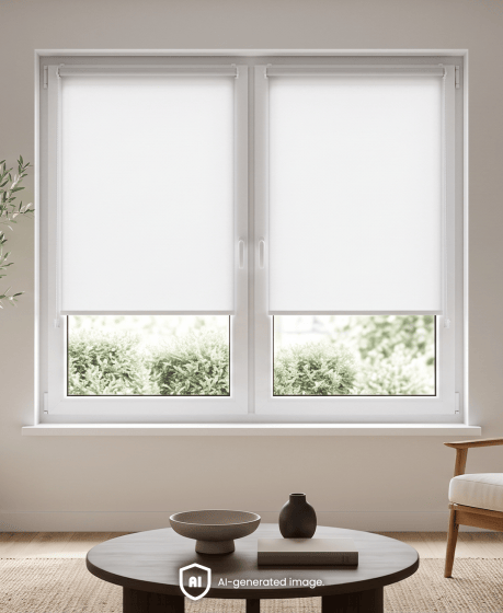 Minimalist interior – when are roller blinds better than curtains?