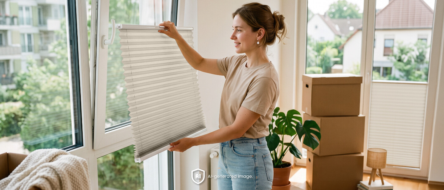 Moving home – can roller blinds or pleated blinds be reused in a new property?