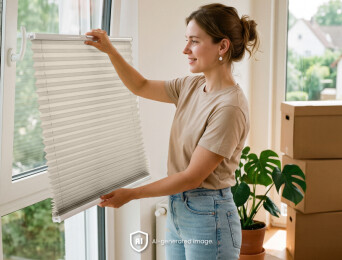 Moving home – can roller blinds or pleated blinds be reused in a new property?