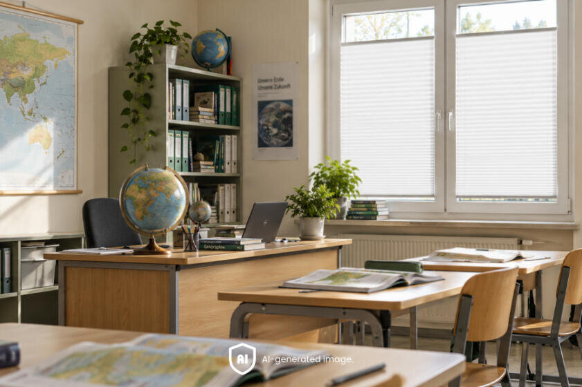 How can you design a school space to provide students with comfortable learning conditions?
