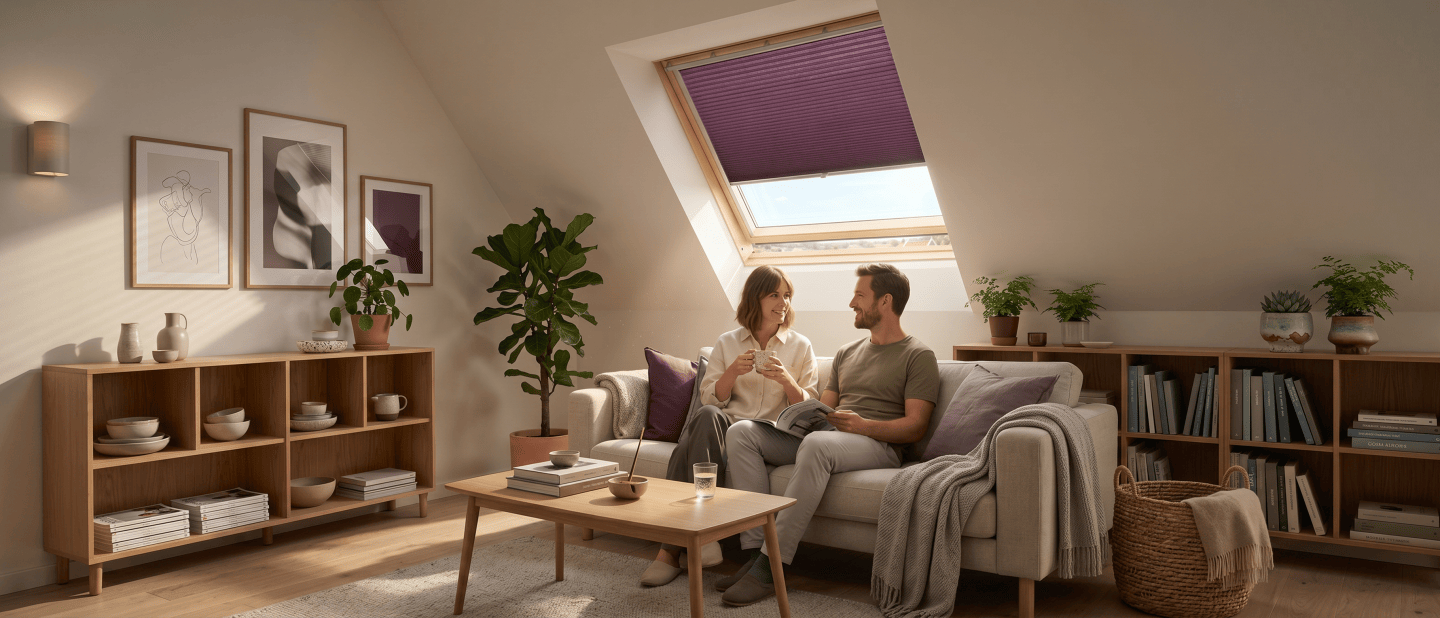 Heat in the attic – which coverings should you choose for roof windows?