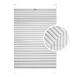 Light Grey Window Pleated Blind