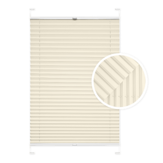 Beige Window Pleated Blind