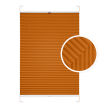 Orange Window Pleated Blind