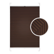 Chocolate Window Pleated Blind