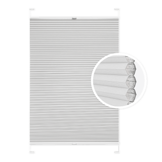 Light Grey Honeycomb Blinds