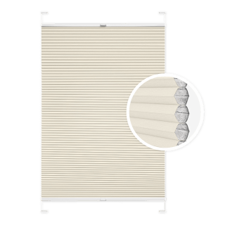 Beige Honeycomb Blinds