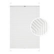 White Blackout Pleated Blind
