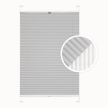 Silver Blackout Pleated Blind