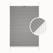 Ash Grey Blackout Pleated Blind