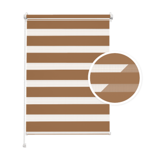 Cream Walnut Day and Night Blind