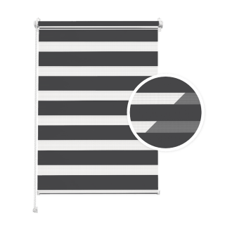 Anthracite Day and Night Blind