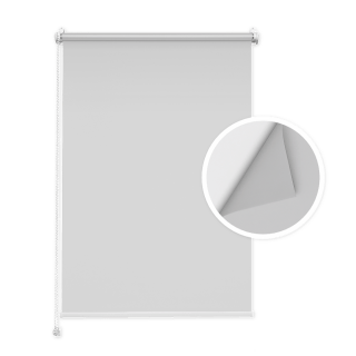 Gray Blackout Roller Blind (Double-Sided)