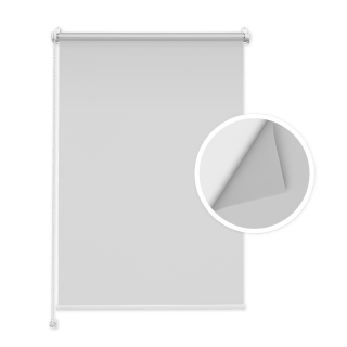 Gray Blackout Roller Blind (Double-Sided)