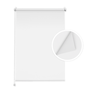 White Blackout Roller Blind (Double-Sided)