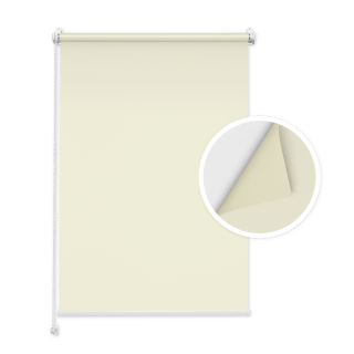 Vanilla Blackout Roller Blind (Double-Sided)