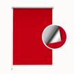 Red Blackout Roller Blind (Silver Backing)