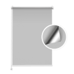 Gray Blackout Roller Blind (Silver Backing)