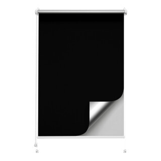Roleta Zaciemniająca Czarna (silver)