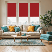 Marsala Red Standard Roller Blind