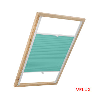 Plisa Dachowa Błękit Turkusowy Velux