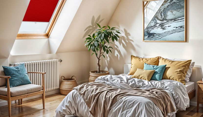 Plisa Dachowa Czerwona Velux