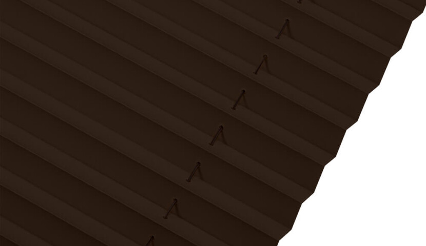 Chocolate Custom Skylight Pleated Blind