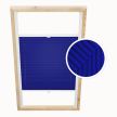 Navy Blue Custom Skylight Pleated Blind