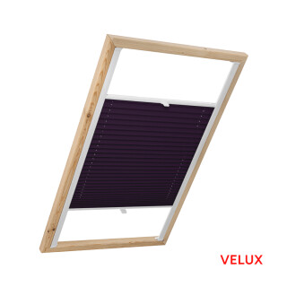 Plisa Dachowa Ciemnojagodowa Velux