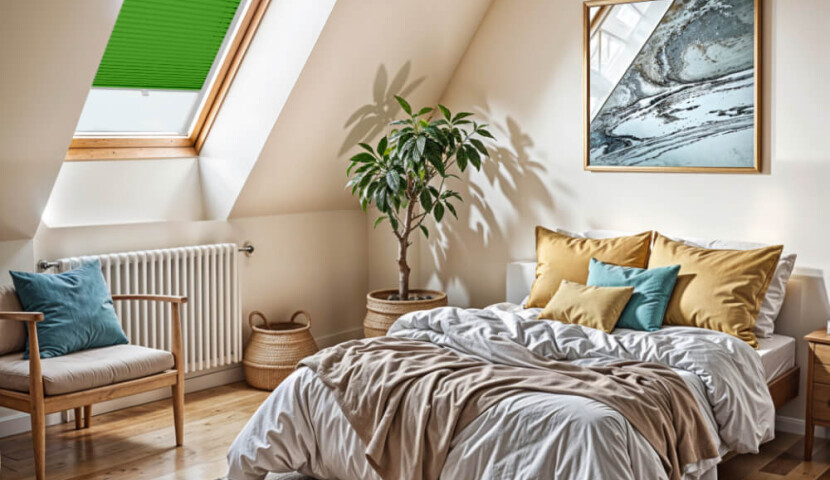 Plisa Dachowa Zielona Velux
