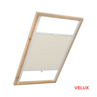 Plisa Dachowa Kość Słoniowa Velux