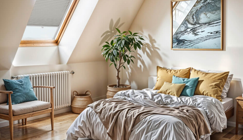 Plisa Dachowa Popielata Velux